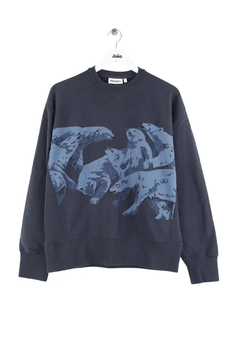 Pull Kenzo Marine en Coton, taille S - Seconde Main