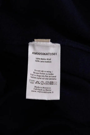 Pull Kitsuné Bleu en Laine