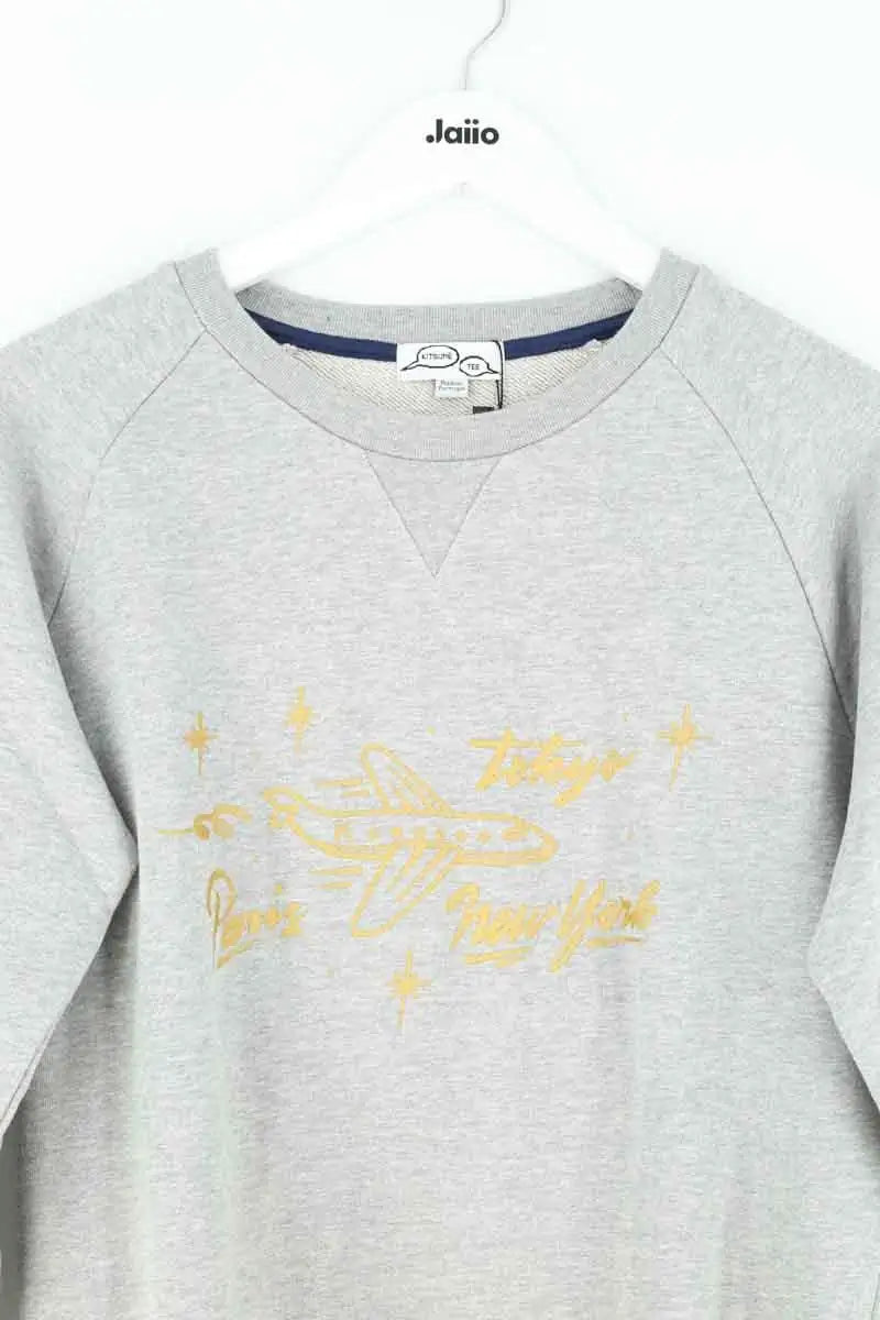 Pull Kitsuné Gris en Coton