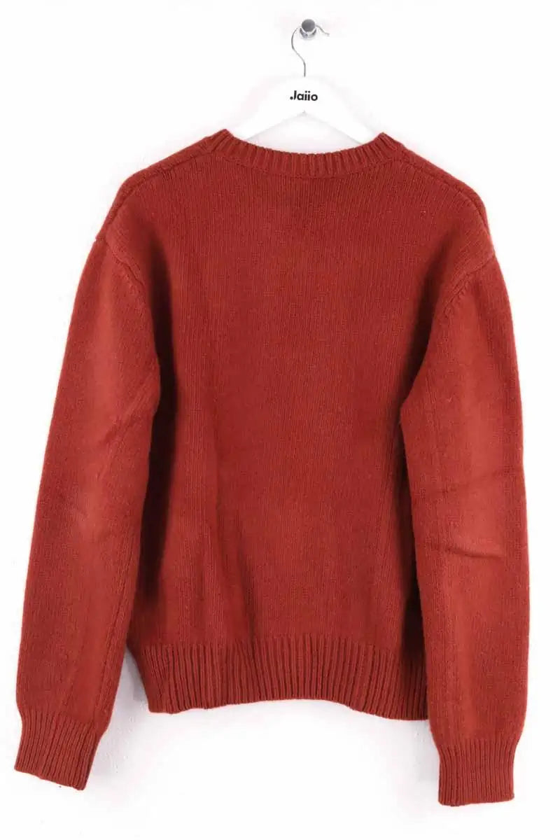 Pull Kitsuné Marron en Laine