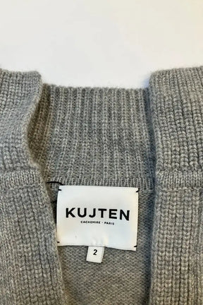Pull Kujten Anthracite en Cachemire