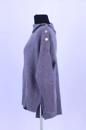 Pull Kujten Anthracite en Cachemire