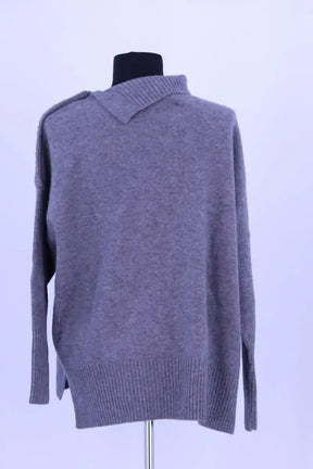 Pull Kujten Anthracite en Cachemire