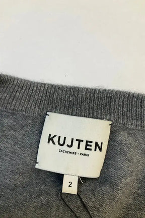 Pull Kujten Anthracite en Cachemire