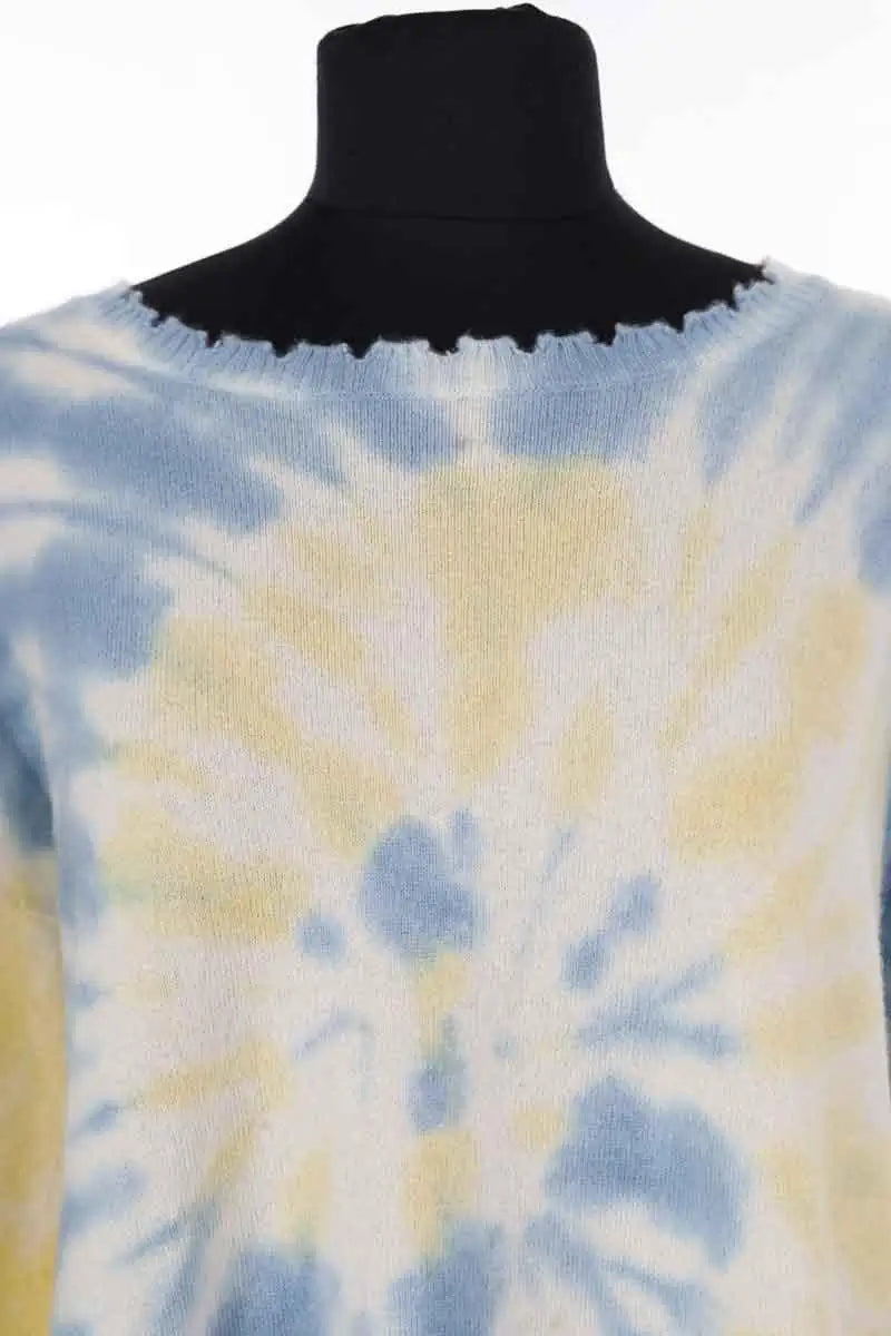 Pull Kujten Bleu en Cachemire
