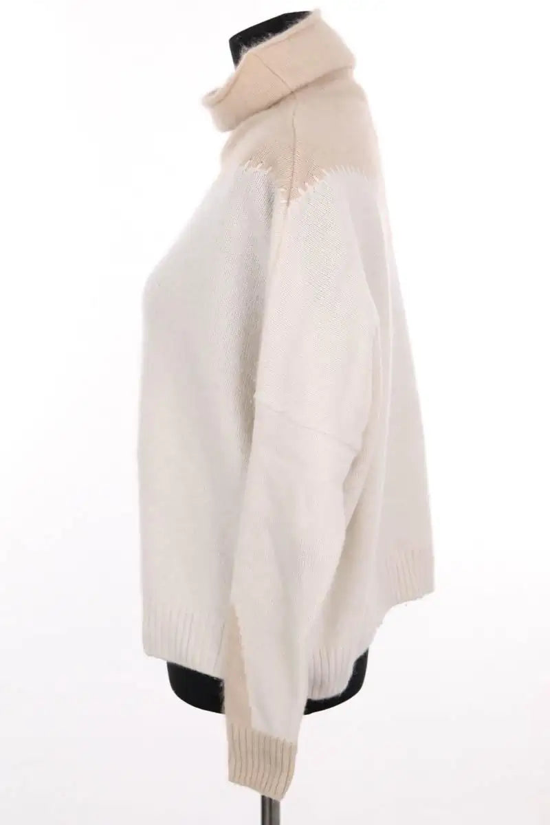 Pull Kujten Ecru en Cachemire