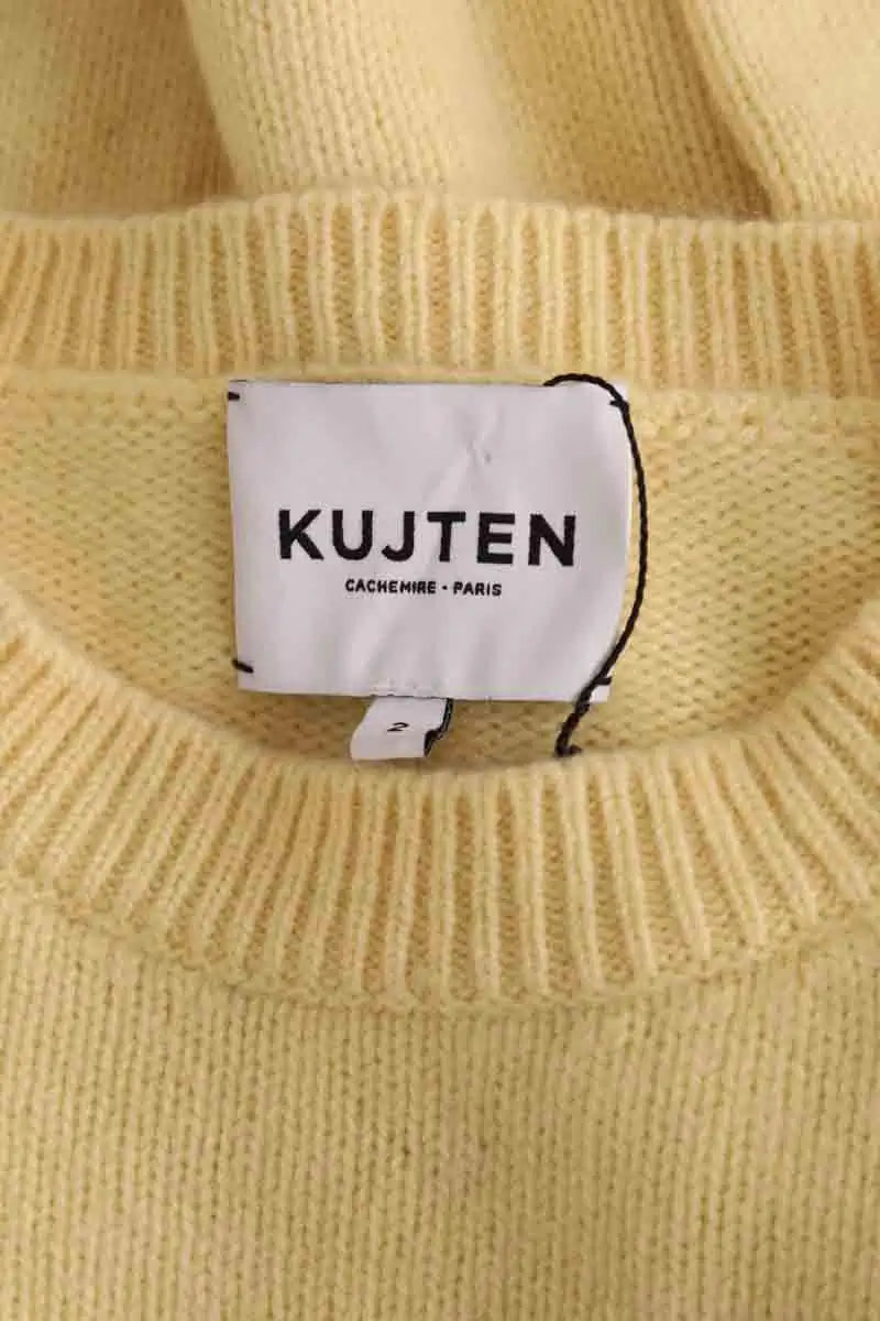 Pull Kujten Jaune en Cachemire