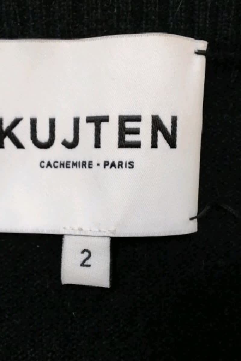Pull Kujten Noir en Cachemire