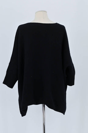 Pull Kujten Noir en Cachemire