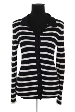 Pull Kujten Noir en Soie, taille M - Seconde Main
