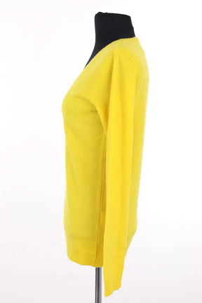 Pull Kujten Vicky Jaune en Cachemire