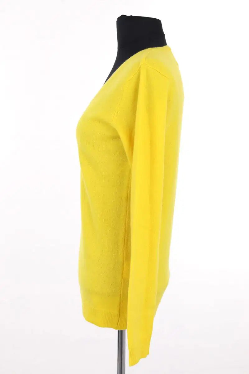 Pull Kujten Vicky Jaune en Cachemire