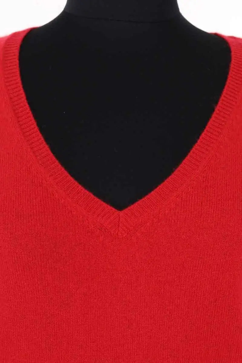 Pull Kujten Vicky Rouge en Cachemire
