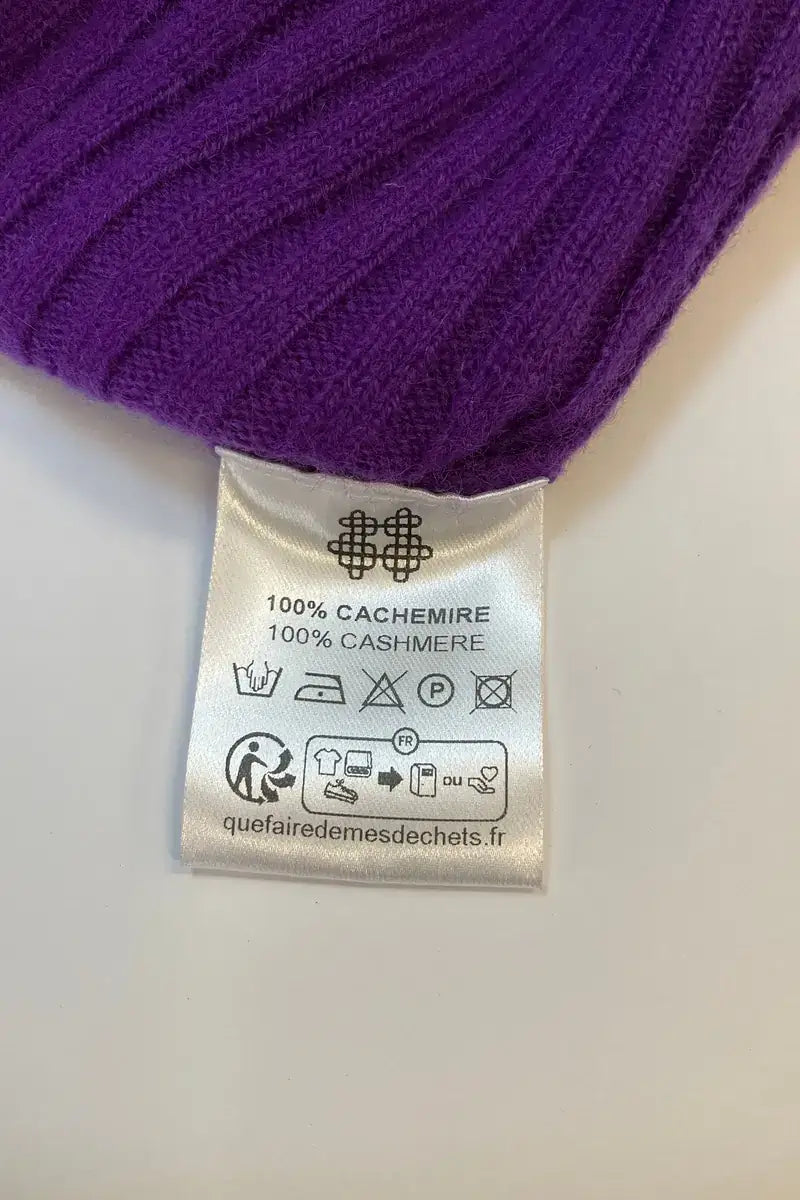 Pull Kujten Violet en Cachemire
