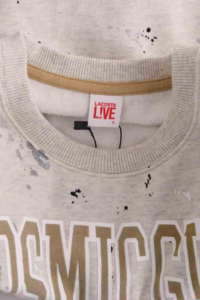 Pull Lacoste Beige en Coton