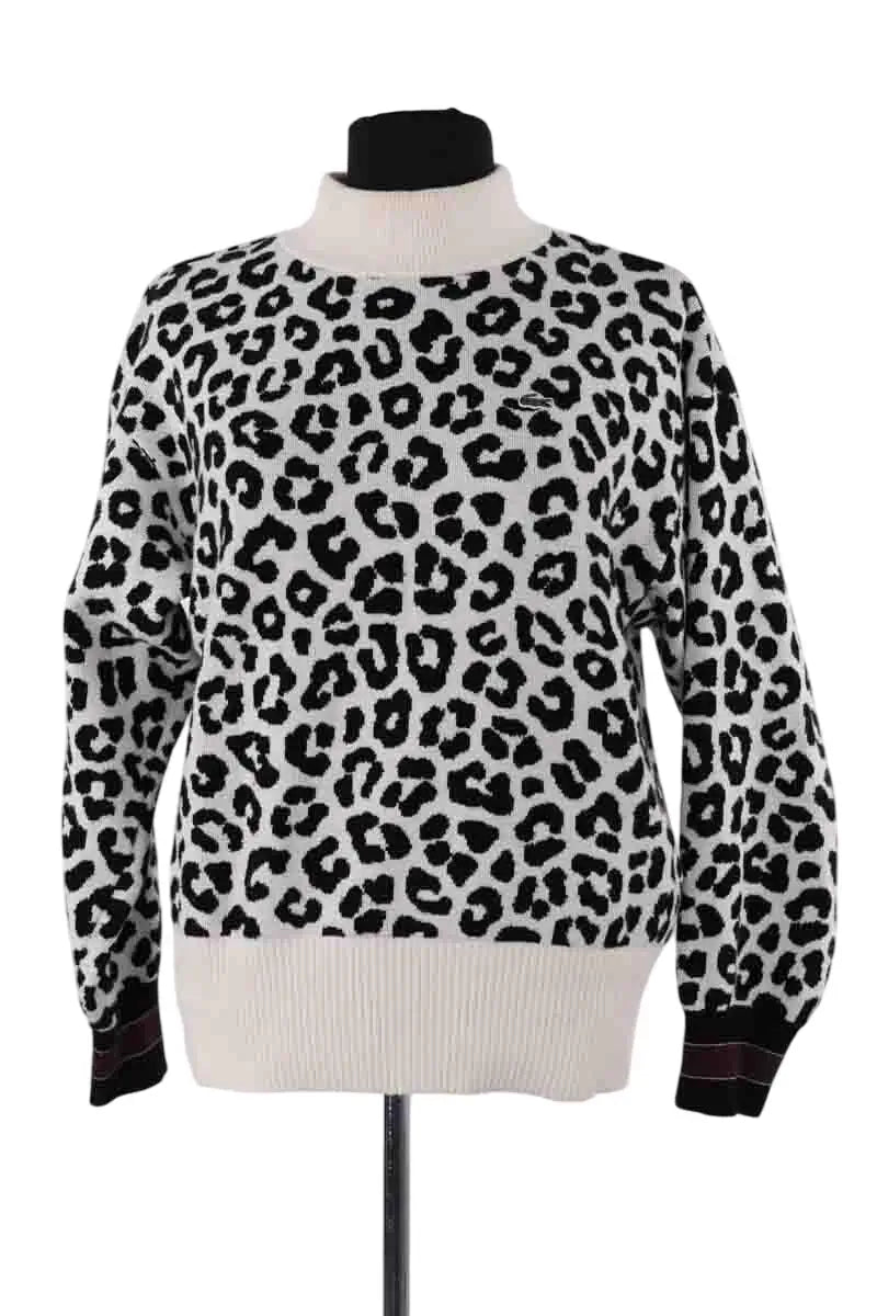 Pull Lacoste Blanc en Coton, taille S - Seconde Main