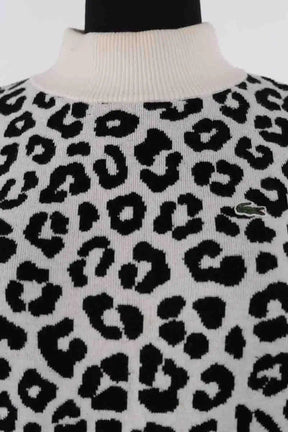 Pull Lacoste Blanc en Coton