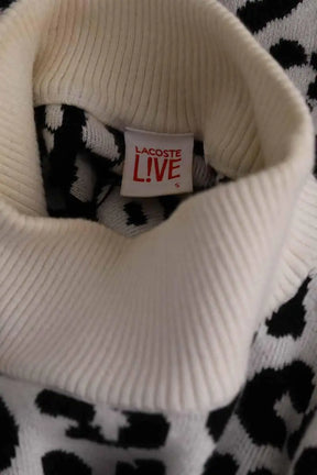 Pull Lacoste Blanc en Coton
