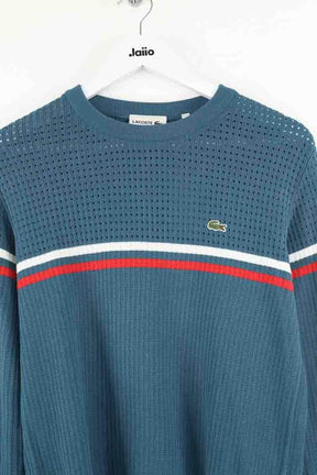 Pull Lacoste Bleu en Coton