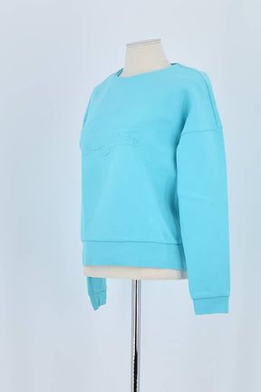 Pull Lacoste Bleu en Coton