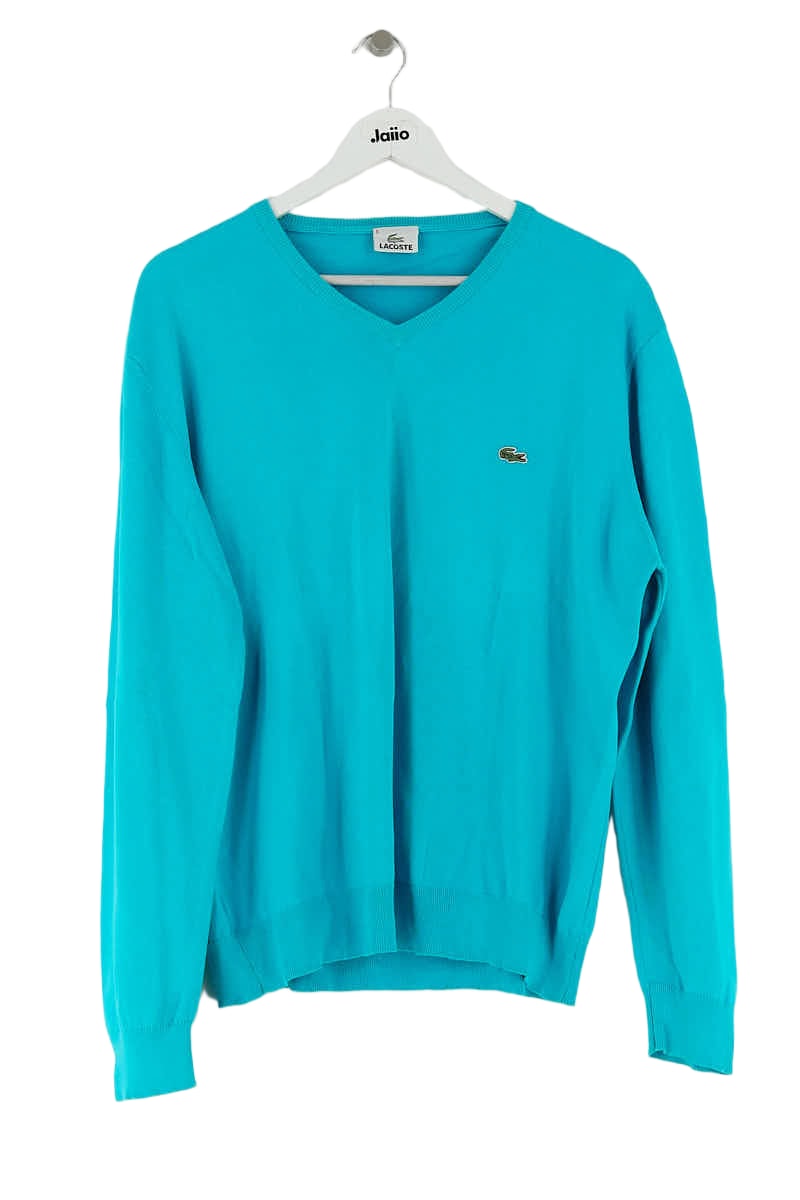 Pull Lacoste Bleu en Coton, taille XL - Seconde Main