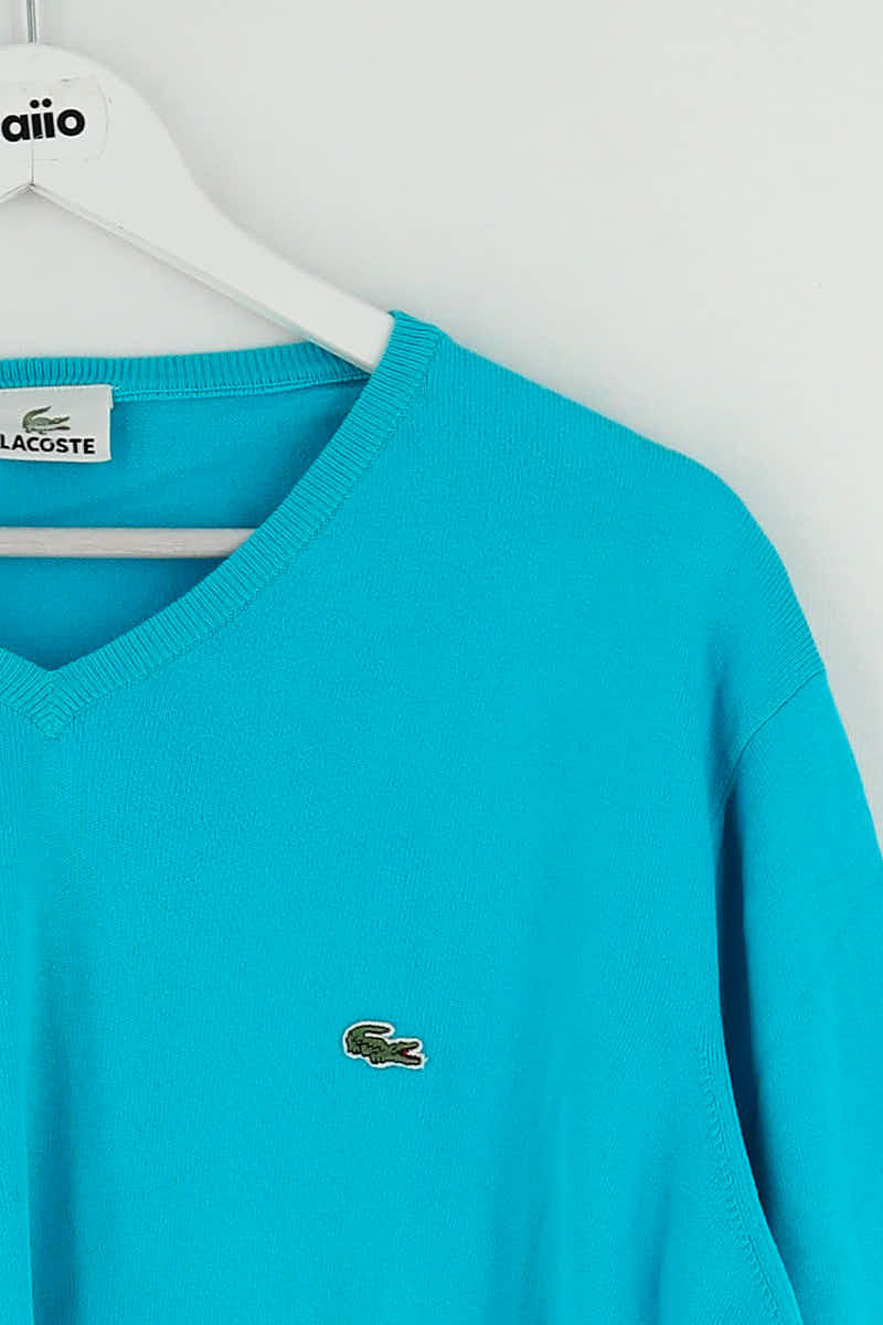 Pull Lacoste Bleu en Coton