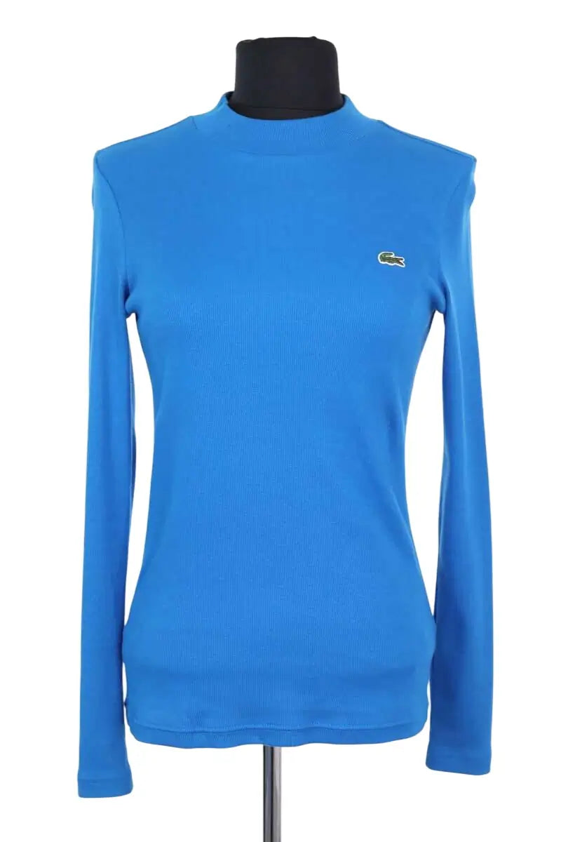 Pull Lacoste Bleu en Coton, taille XS - Seconde Main