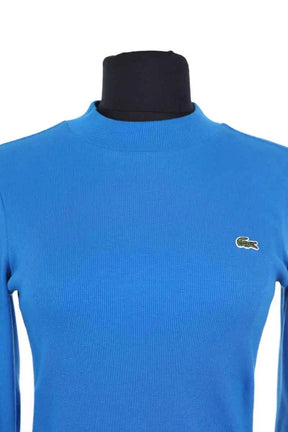 Pull Lacoste Bleu en Coton