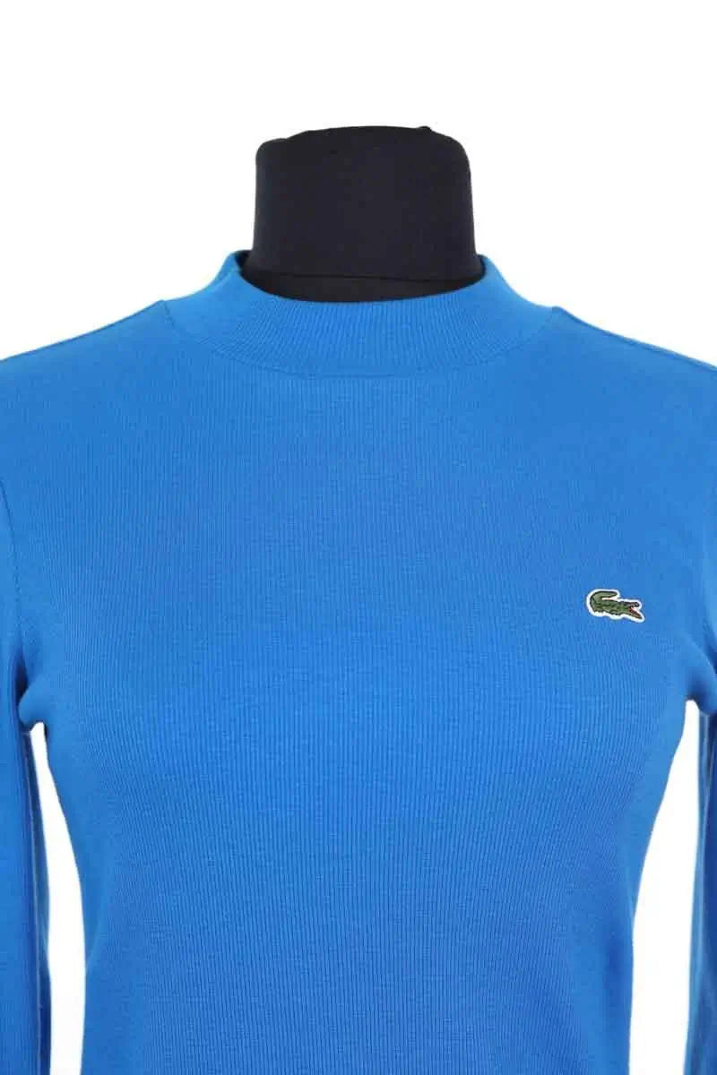 Pull Lacoste Bleu en Coton