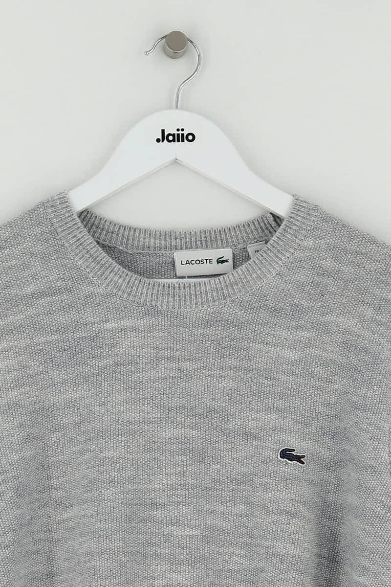 Pull Lacoste Gris en Coton