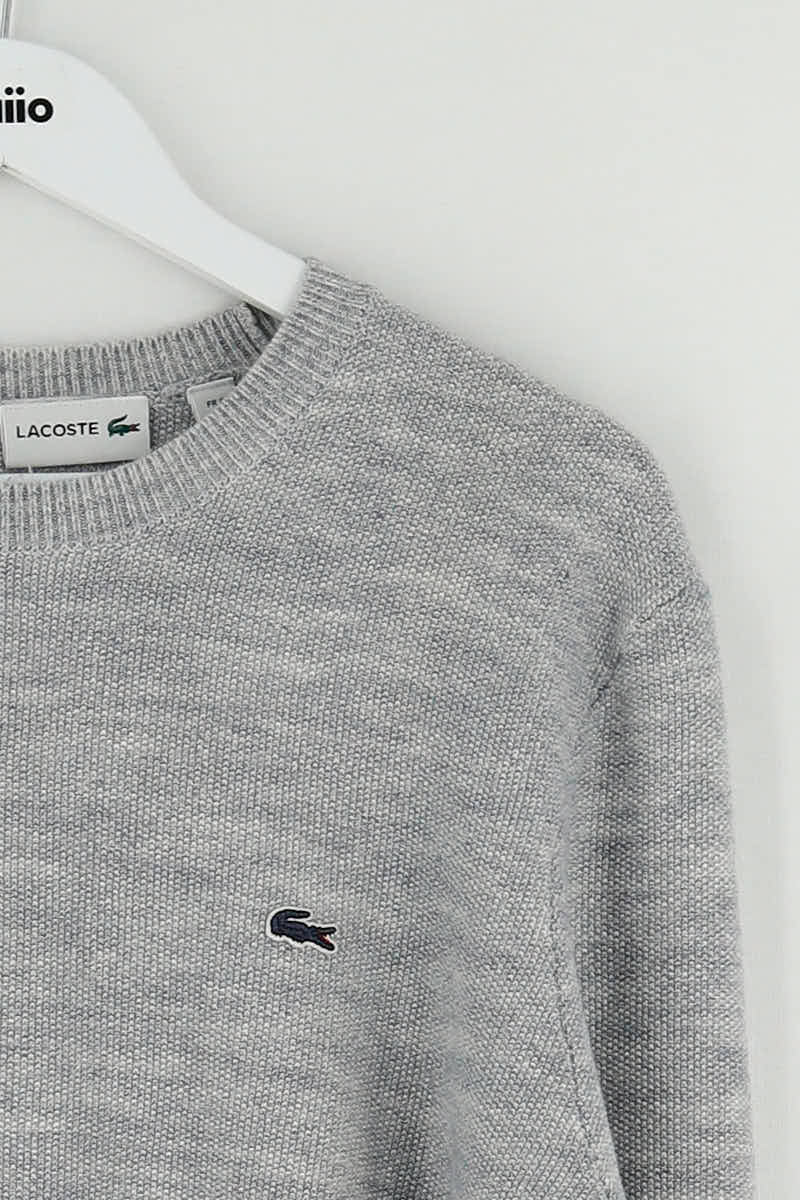 Pull Lacoste Gris en Coton