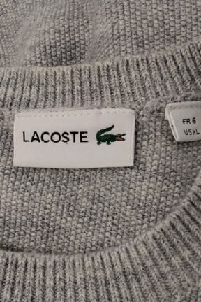 Pull Lacoste Gris en Coton
