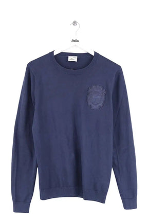 Pull Lacoste Marine en Coton, taille L - Seconde Main