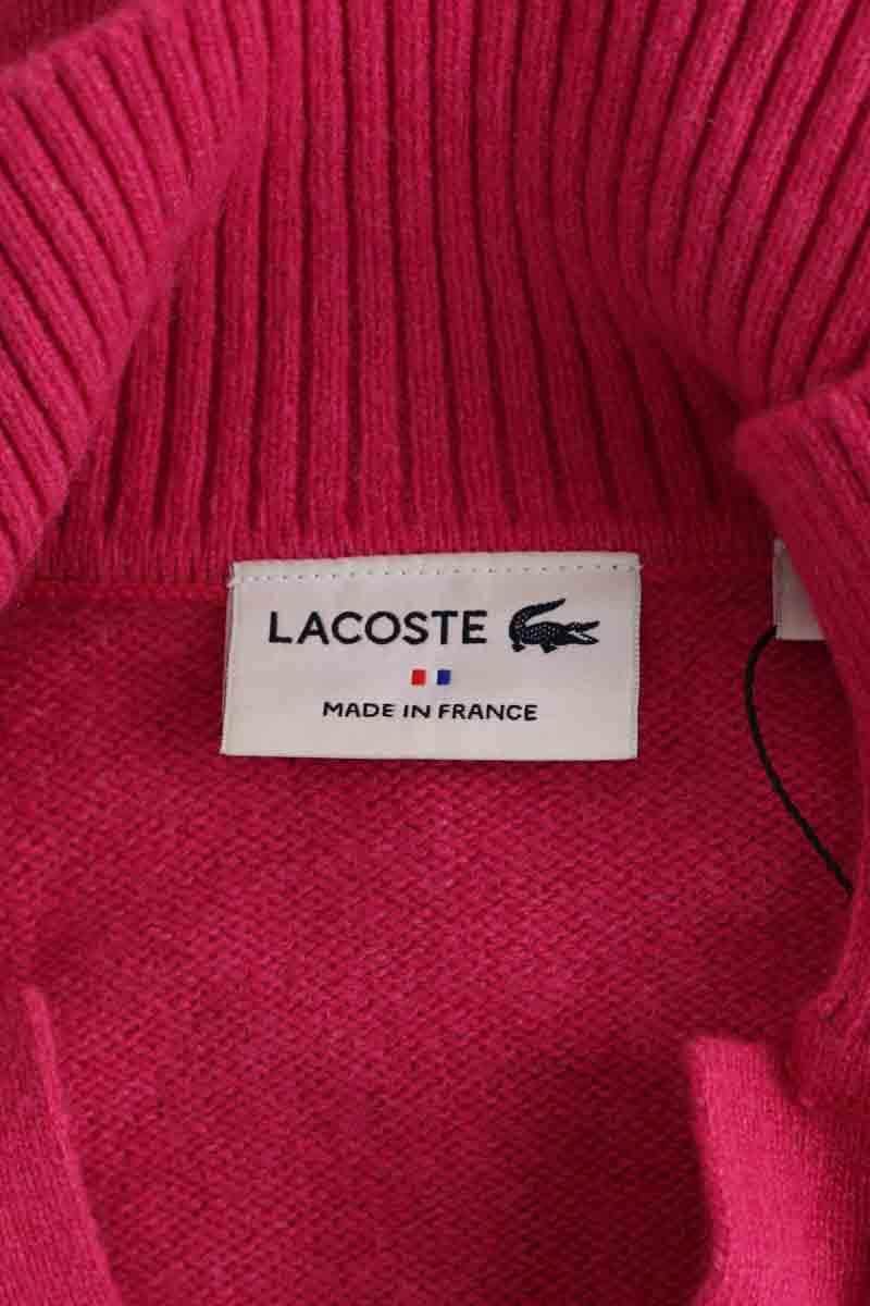 Pull Lacoste Rose en Cachemire