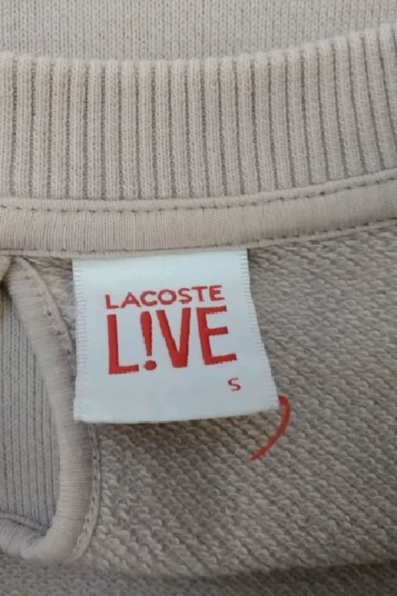 Pull Lacoste Rose en Coton