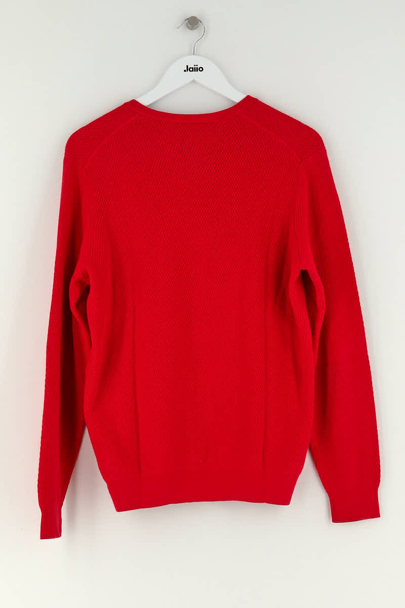 Pull Lacoste Rouge en Coton