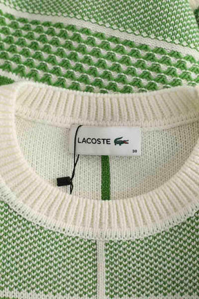 Pull Lacoste Vert en Coton