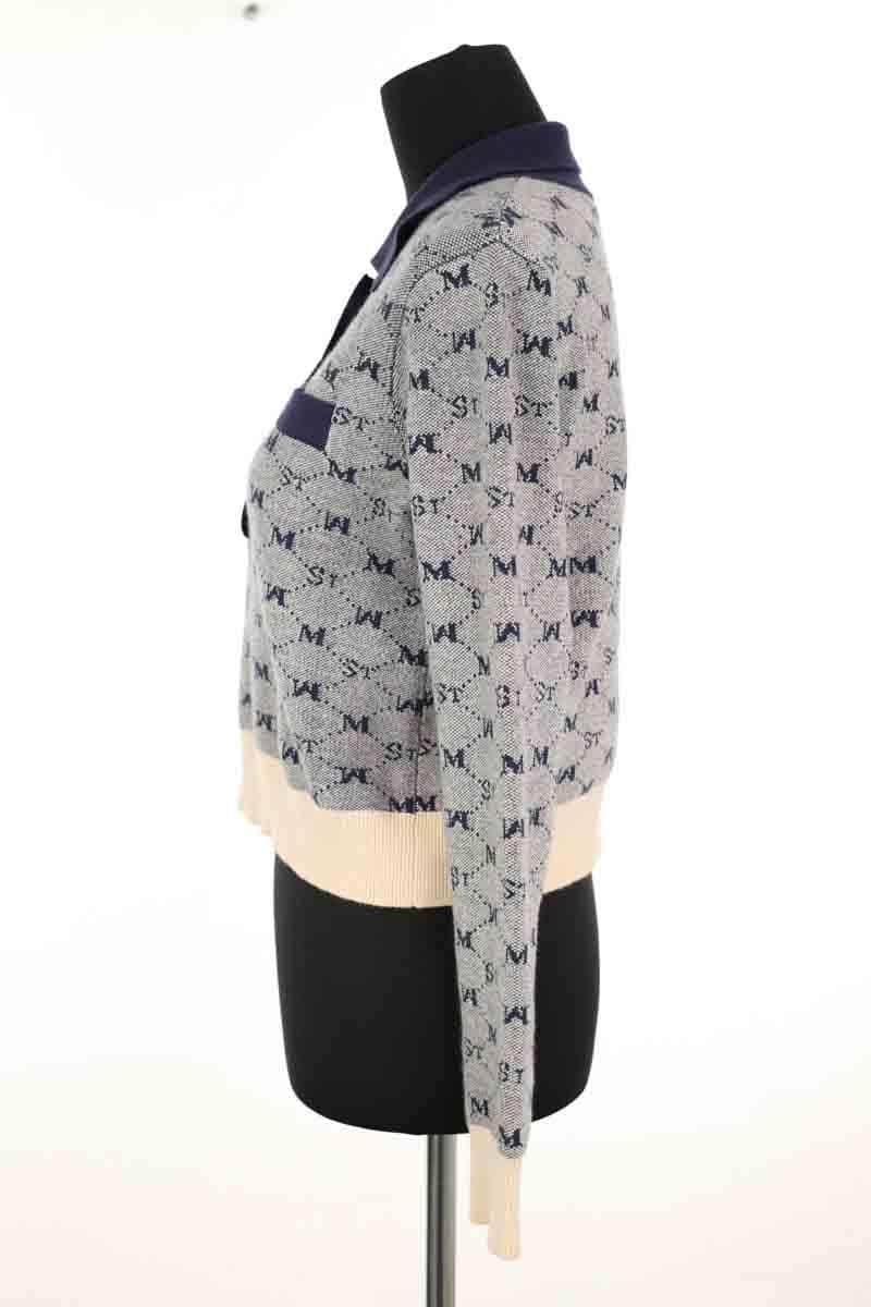 Pull Le Mont Saint Michel Marine en Laine
