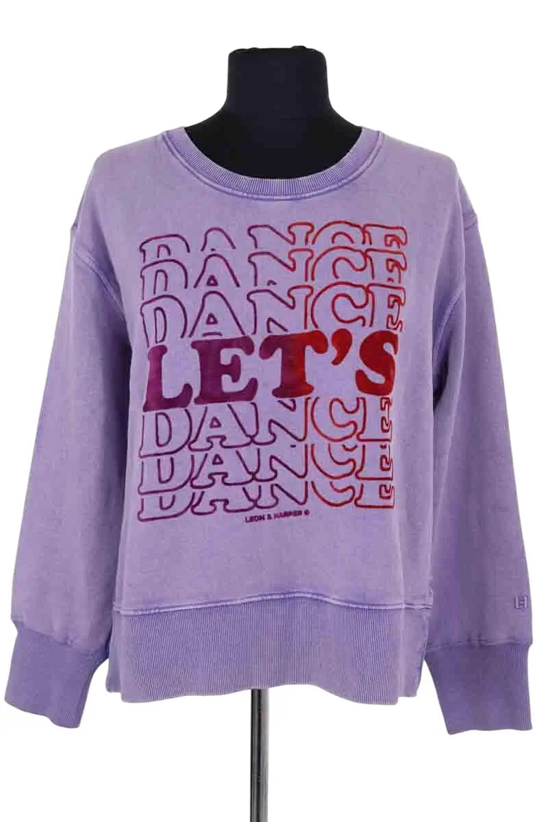 Pull Leon & Harper Violet en Coton, taille S - Seconde Main