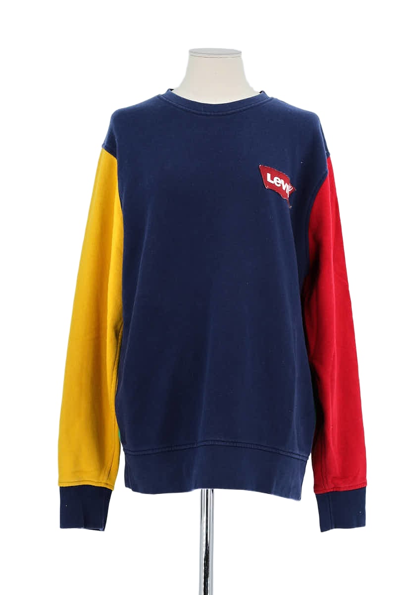 Pull Levi's Marine en Coton, taille L - Seconde Main