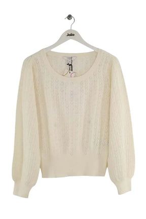 Pull LK Bennett Emma Blanc en Coton, taille M - Seconde Main