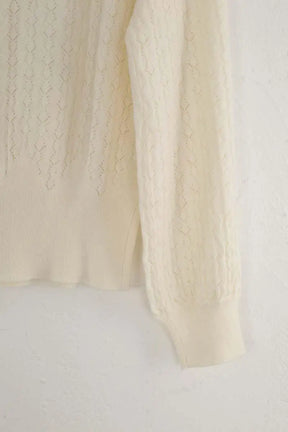 Pull LK Bennett Emma Blanc en Coton