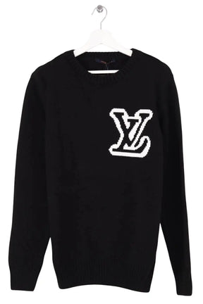 Pull Louis Vuitton Noir en Coton, taille M - Seconde Main