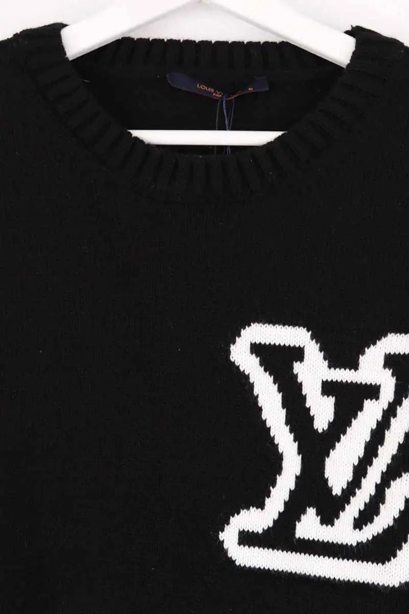 Pull Louis Vuitton Noir en Coton
