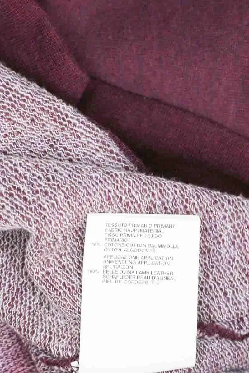 Pull Maison Martin Margiela Bordeaux en Coton