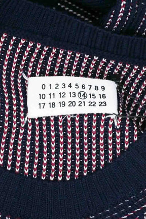 Pull Maison Martin Margiela Marine en Laine