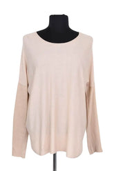 Pull Maje Beige en Soie, taille S - Seconde Main