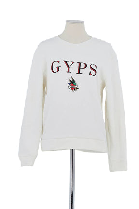 Pull Maje Blanc en Coton, taille M - Seconde Main