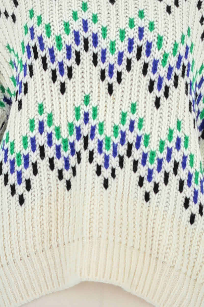 Pull Maje Blanc en Laine