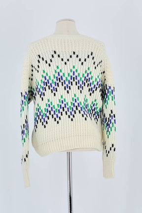 Pull Maje Blanc en Laine
